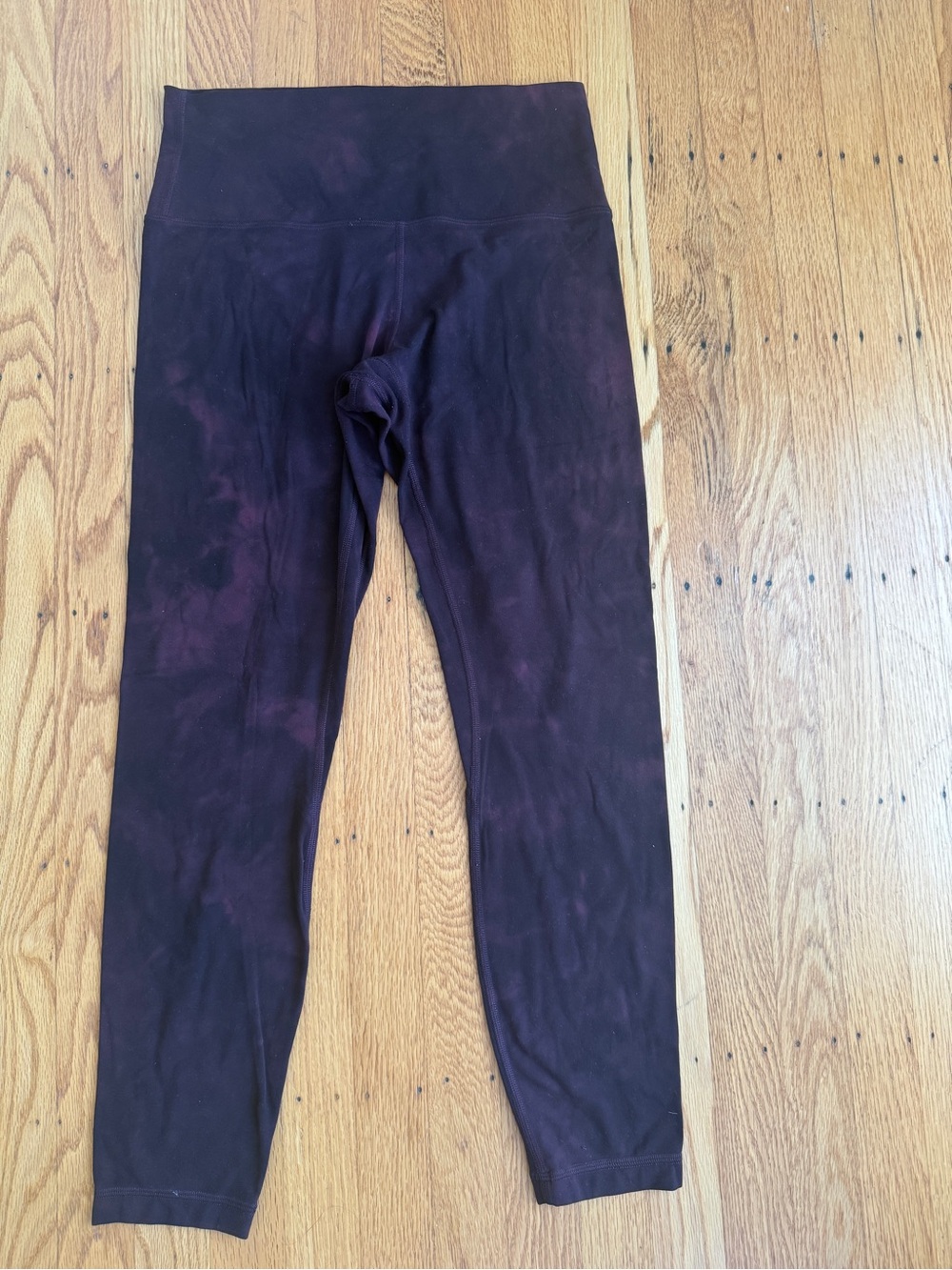 lululemon athletica Women's Plum Tie-Dye Leggings